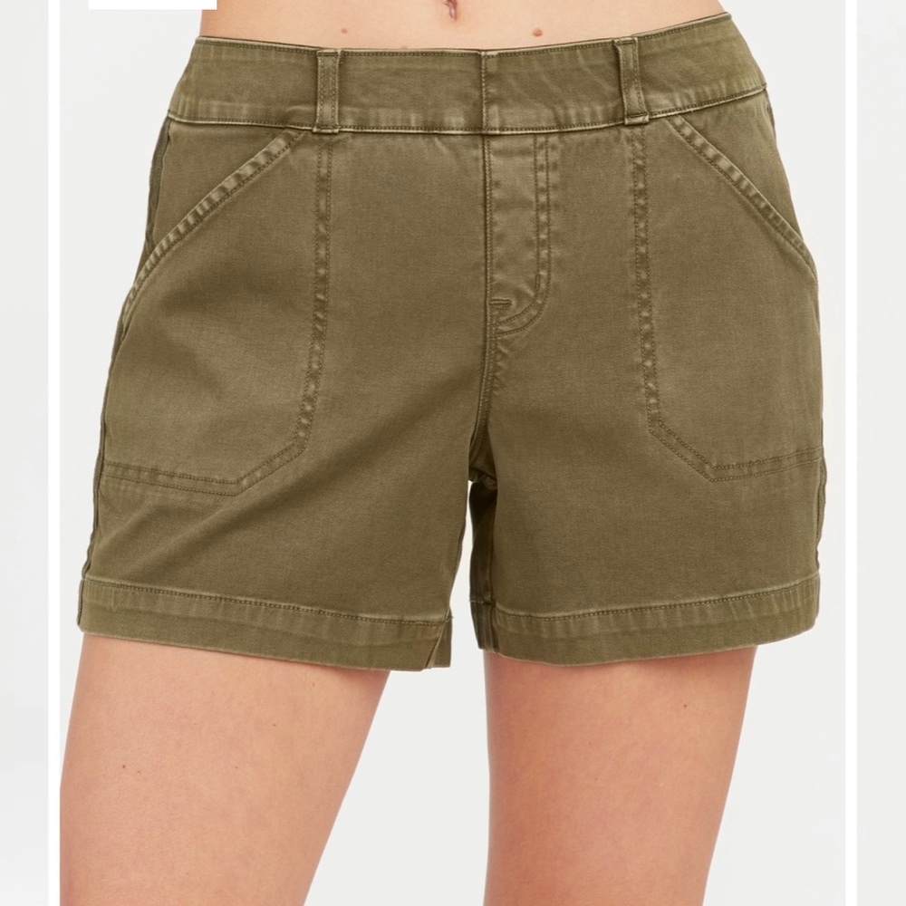 NWT! Spanx Stretch Twill Shorts